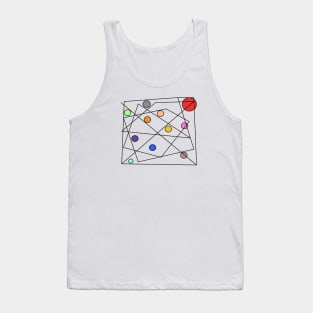 ABSTRACT SOLAR SYSTEM Tank Top